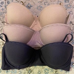 Tahari 3-pack multi-way bras, lightly padded